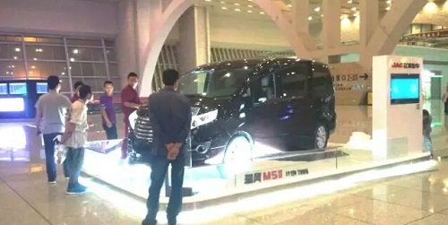 豪任性！江淮汽車包了大半年展位做高鐵廣告！