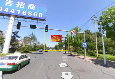 東昌街與江灣路交匯處交通導向