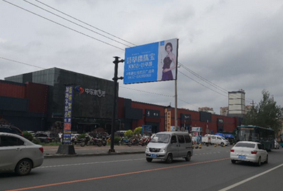 中東南路中東商場正門交通導向