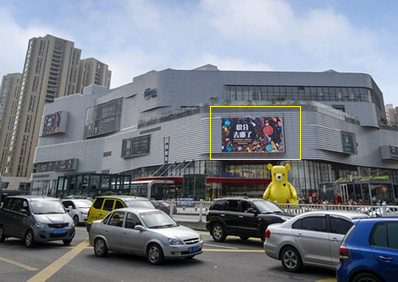 凱德mall廣場(chǎng)樓體LED屏廣告
