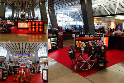香港機(jī)場(chǎng)北衛(wèi)星客運(yùn)廊品牌體驗(yàn)區(qū)廣告