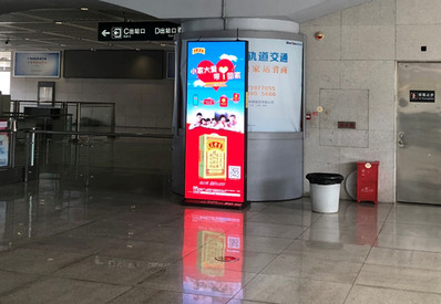 中山站候車室LED刷屏機(jī)廣告