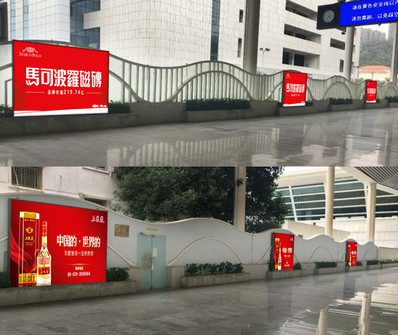 廈門站南、北一站臺燈箱廣告