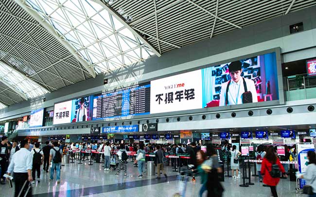 T2出發(fā)安檢口LED T2出發(fā)安檢口LED