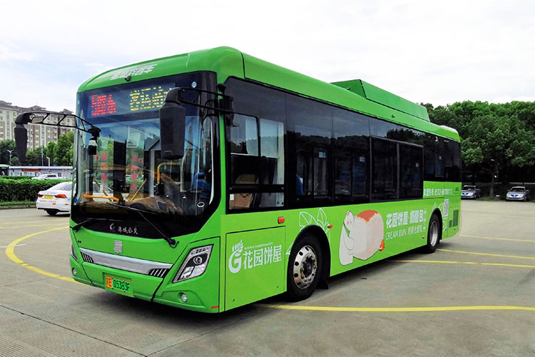 花園餅屋蘇州公交車(chē)廣告3