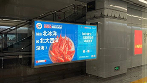 南寧地鐵廣告牌價(jià)格多少錢(qián)？食品生鮮南寧地鐵燈箱廣告案例