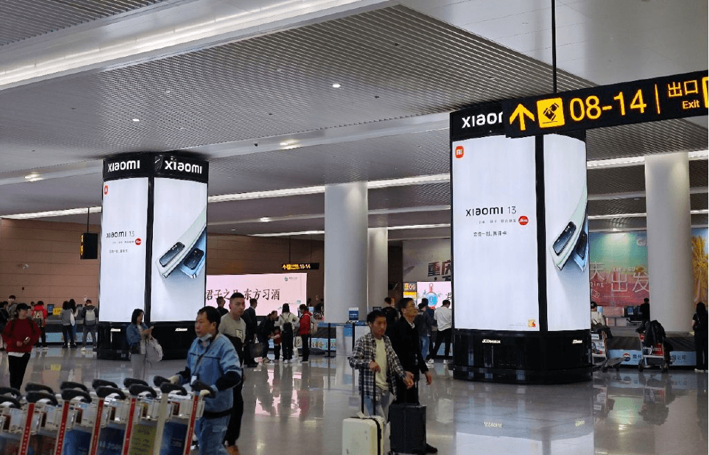 重慶機場春運假期熱門廣告位價格？重慶江北機場出發(fā)到達LED廣告