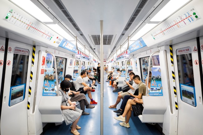福州地鐵車內(nèi)貼紙內(nèi)包車廣告文旅投放案例，福州地鐵列車廣告價(jià)格
