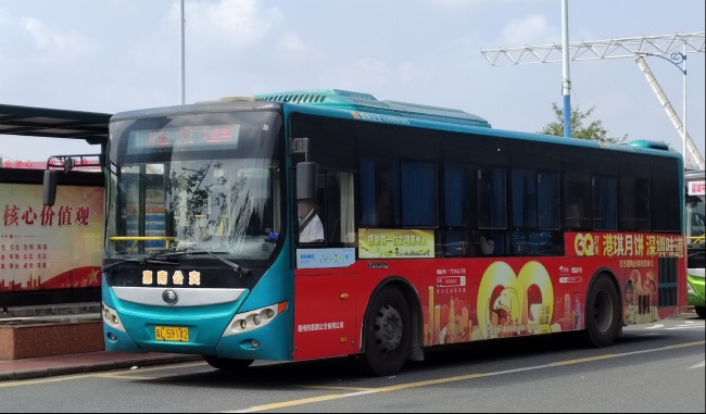 惠州公交車(chē)身三側(cè)外車(chē)貼廣告投放，惠州公交巴士廣告價(jià)格